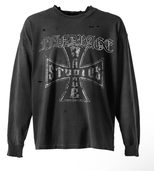 Wash black “FFINDRAGE” longsleeve